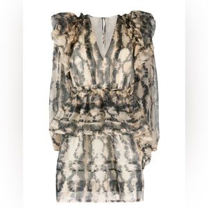 Ulla Johnson Adelaide printed silk minidress Size 12